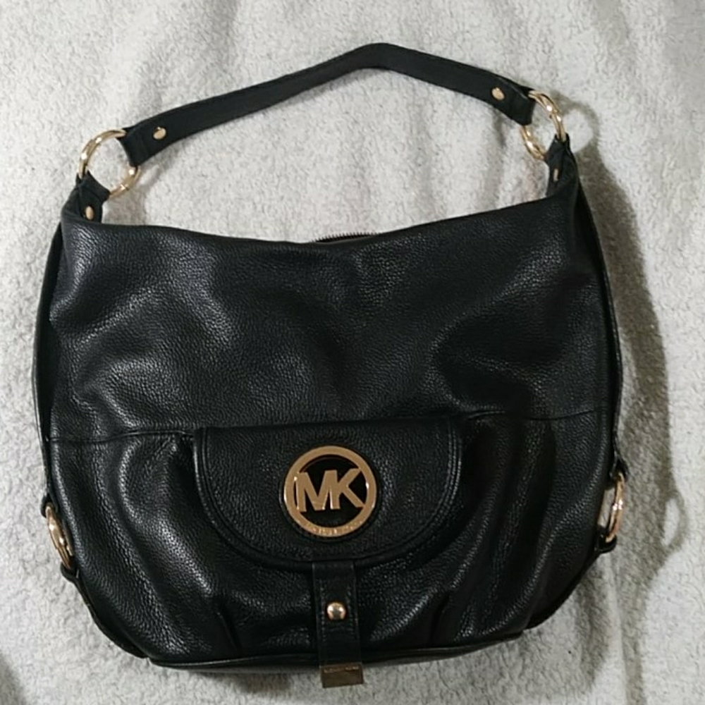 Michael Kors pebbled leather hobo